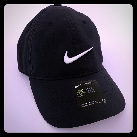 Nike Legacy 91 1 Size unisex black Hat - Picture 1 of 6